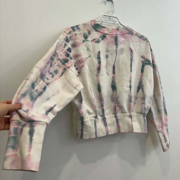 Old Navy Tie-Dye Cropped Crew-Neck Sweatshirt - Picture 2 of 7